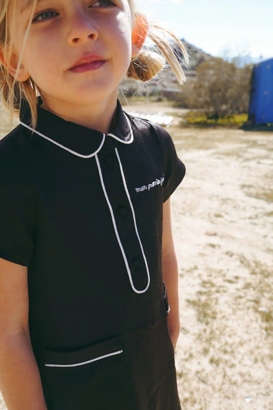 Coco Blanc Silk Shirt Dress Short