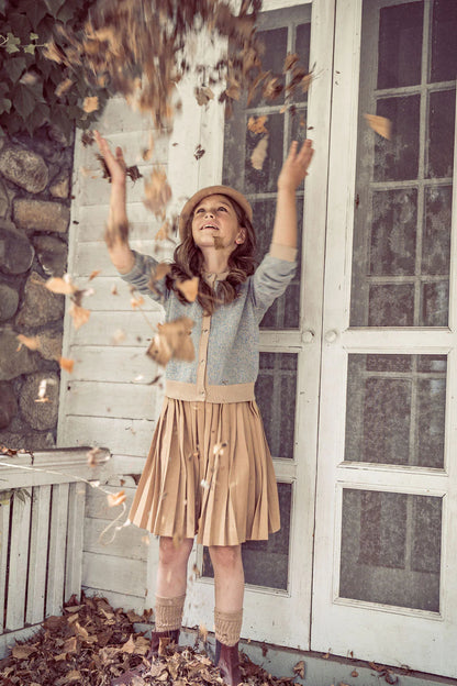 Coco Blanc Pleated Skirt
