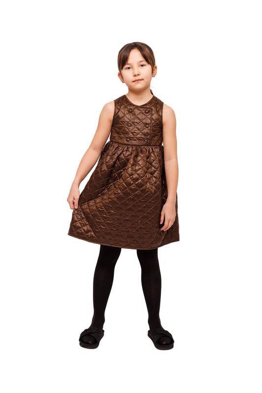 Olivia Rohde Sleeveless Puffer Dress