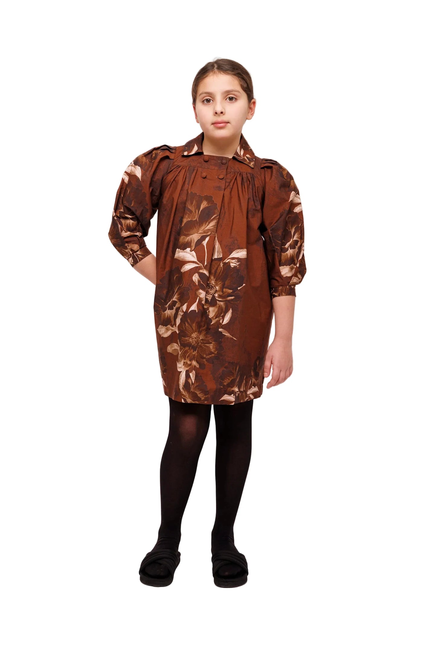 Olivia Rohde LS Floral Print Dress