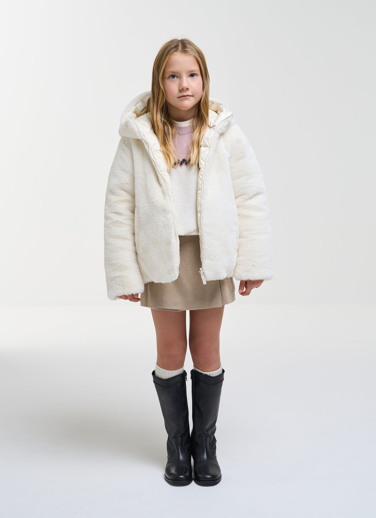 Colmar Faux Fur Reversible Hooded Jacket