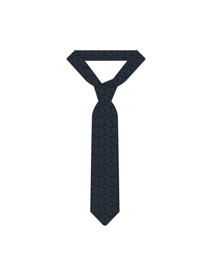 Armani Junior Boy's AOP Logo Tie