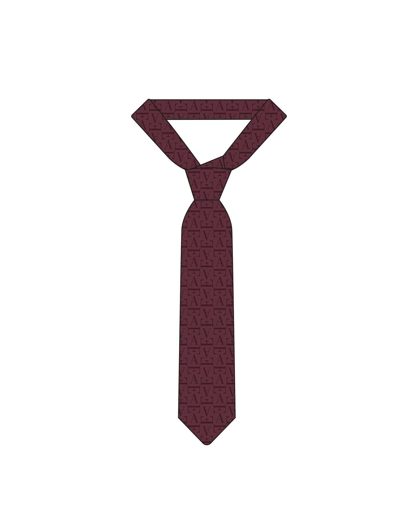 Armani Junior Boy's AOP Logo Tie