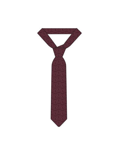 Armani Junior Boy's AOP Logo Tie