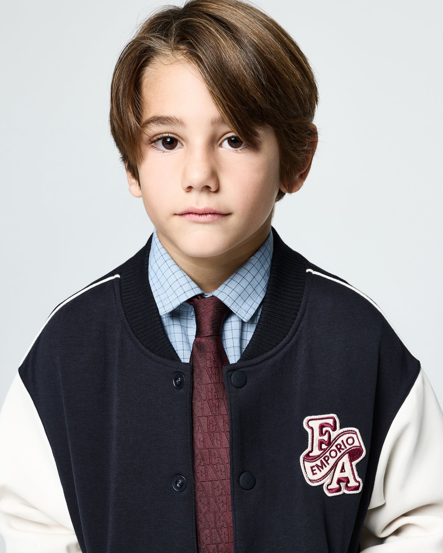 Armani Junior Boy's AOP Logo Tie