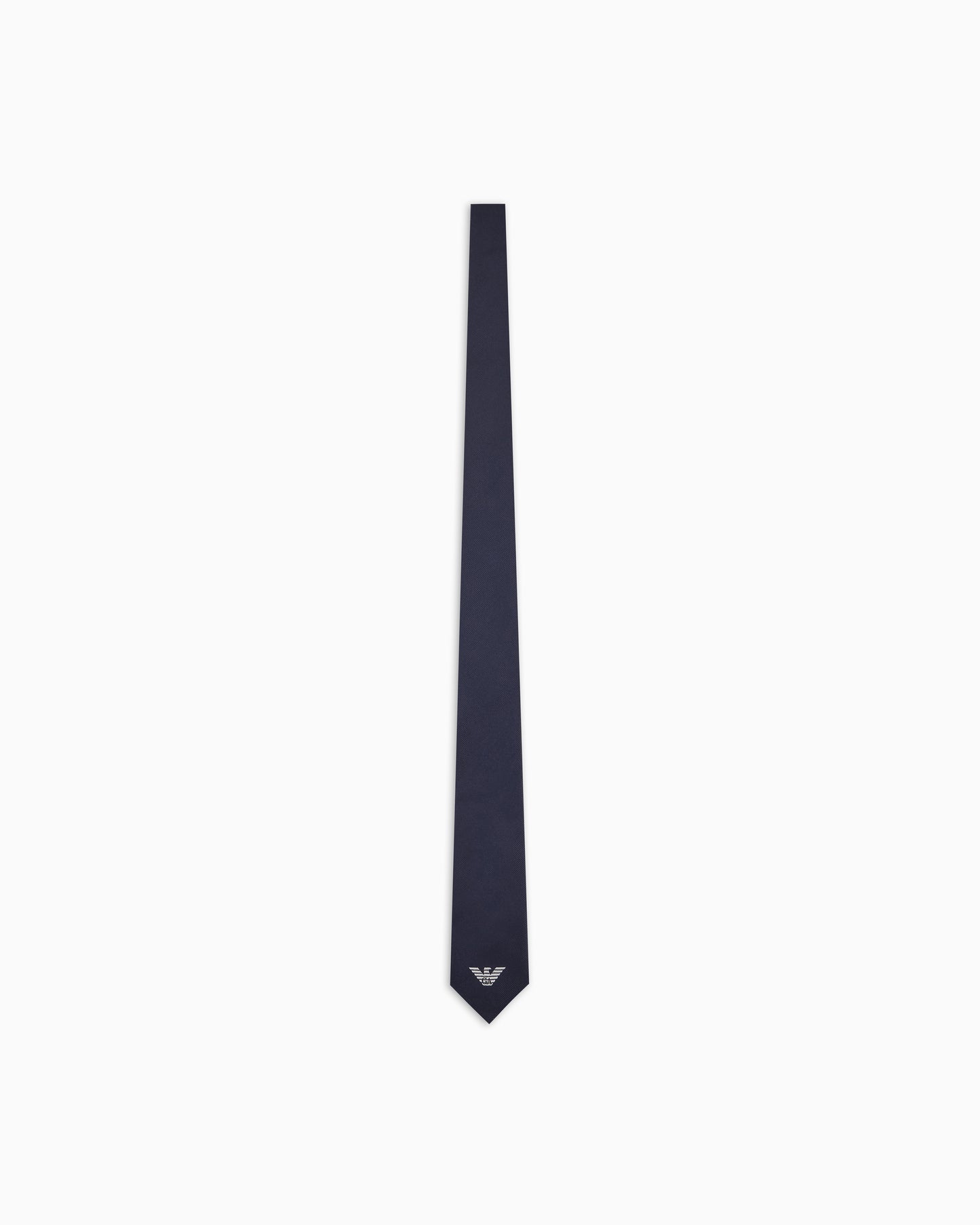 Armani Junior Solid Boy's Tie w/ Eagle Embroidery