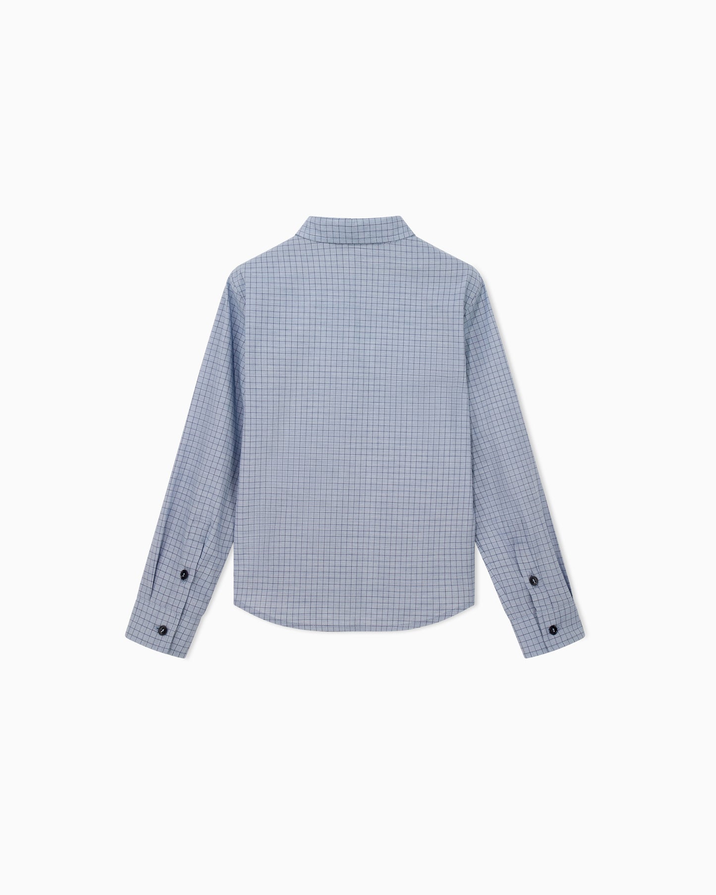 Armani Junior Grid Button Down Shirt