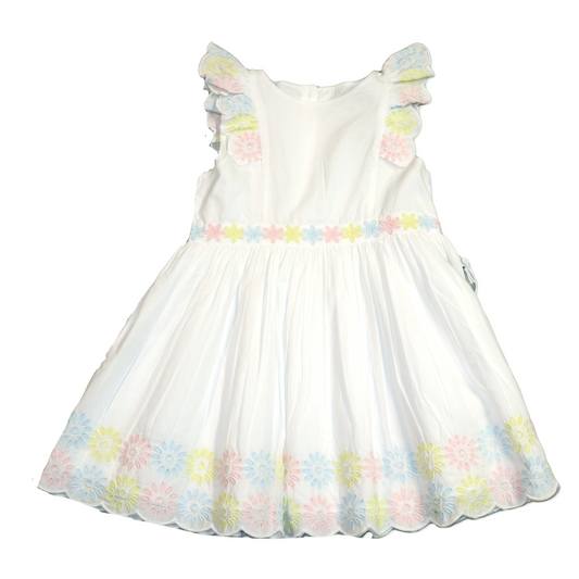 Stella McCartney Baby Sleeveless Multicolored Embroidery Dress