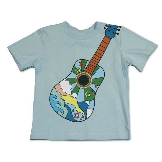 Stella McCartney Boy's SS Guitar Print Tee Shirt