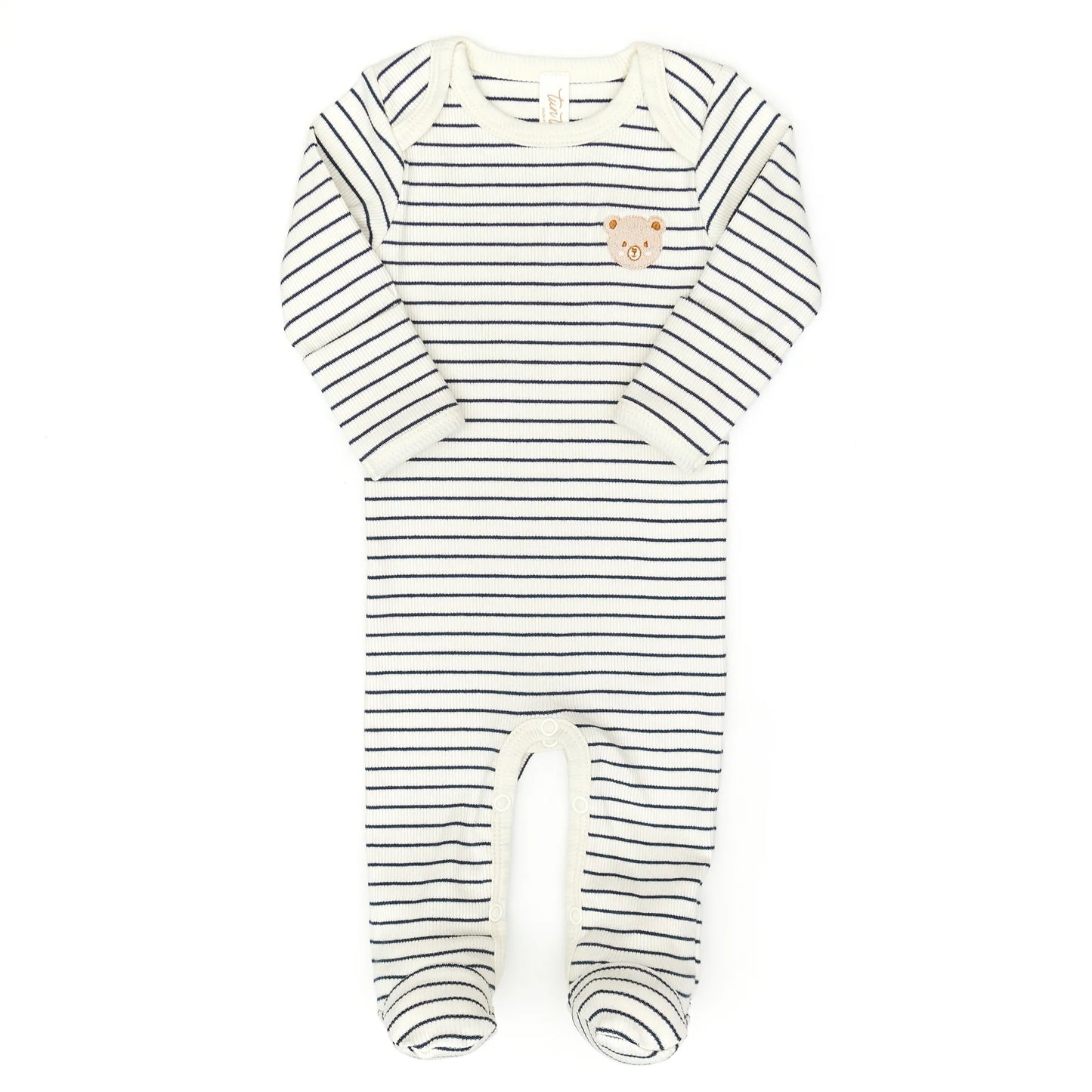 Tun Tun Lap Shoulder Ribbed Footie