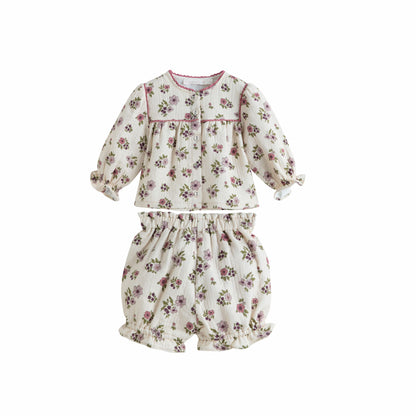 Cera Una Volta Eugenia Baby Shirt & Bloomer Set