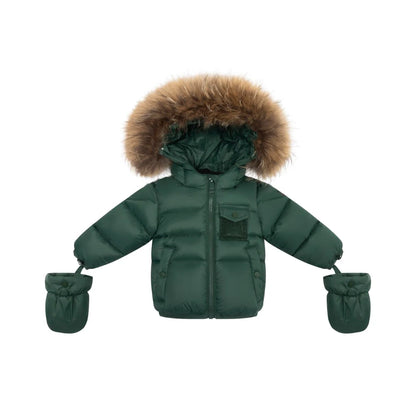 Ellabee Bella Infant Fur Down Jacket