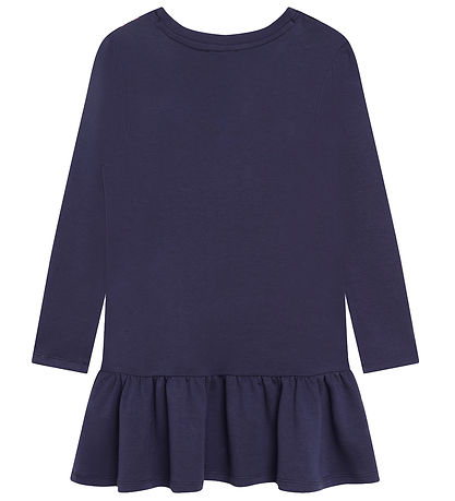 Little Marc Jacobs LS Shimmer Snapshot Print Dress