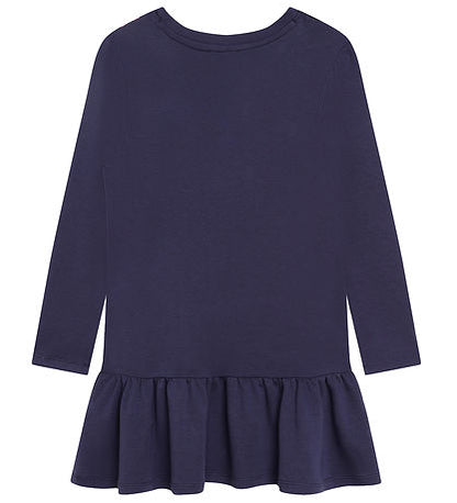 Little Marc Jacobs LS Shimmer Snapshot Print Dress