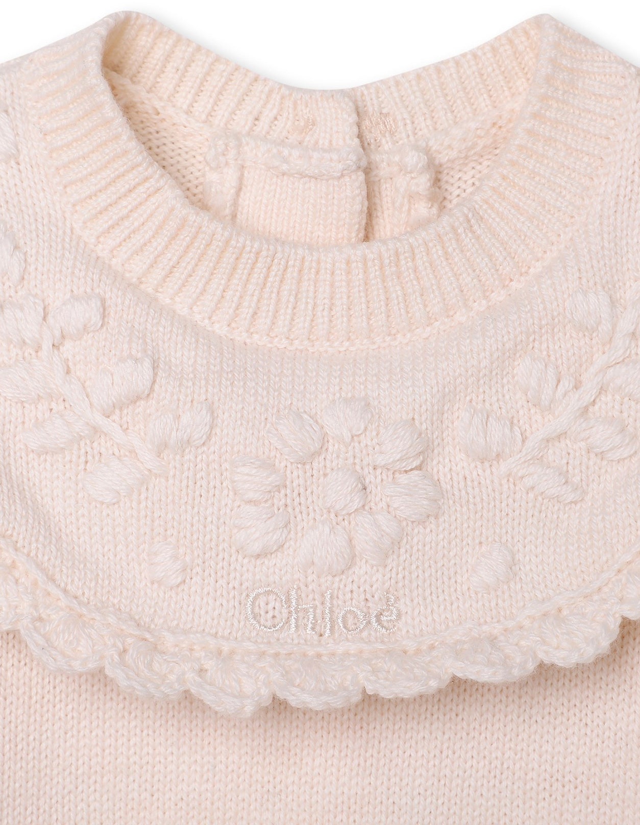 Chloe Knitted Baby Jumpsuit w/ Hat