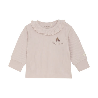Fixoni LS Ribbed Berry Print Outfit