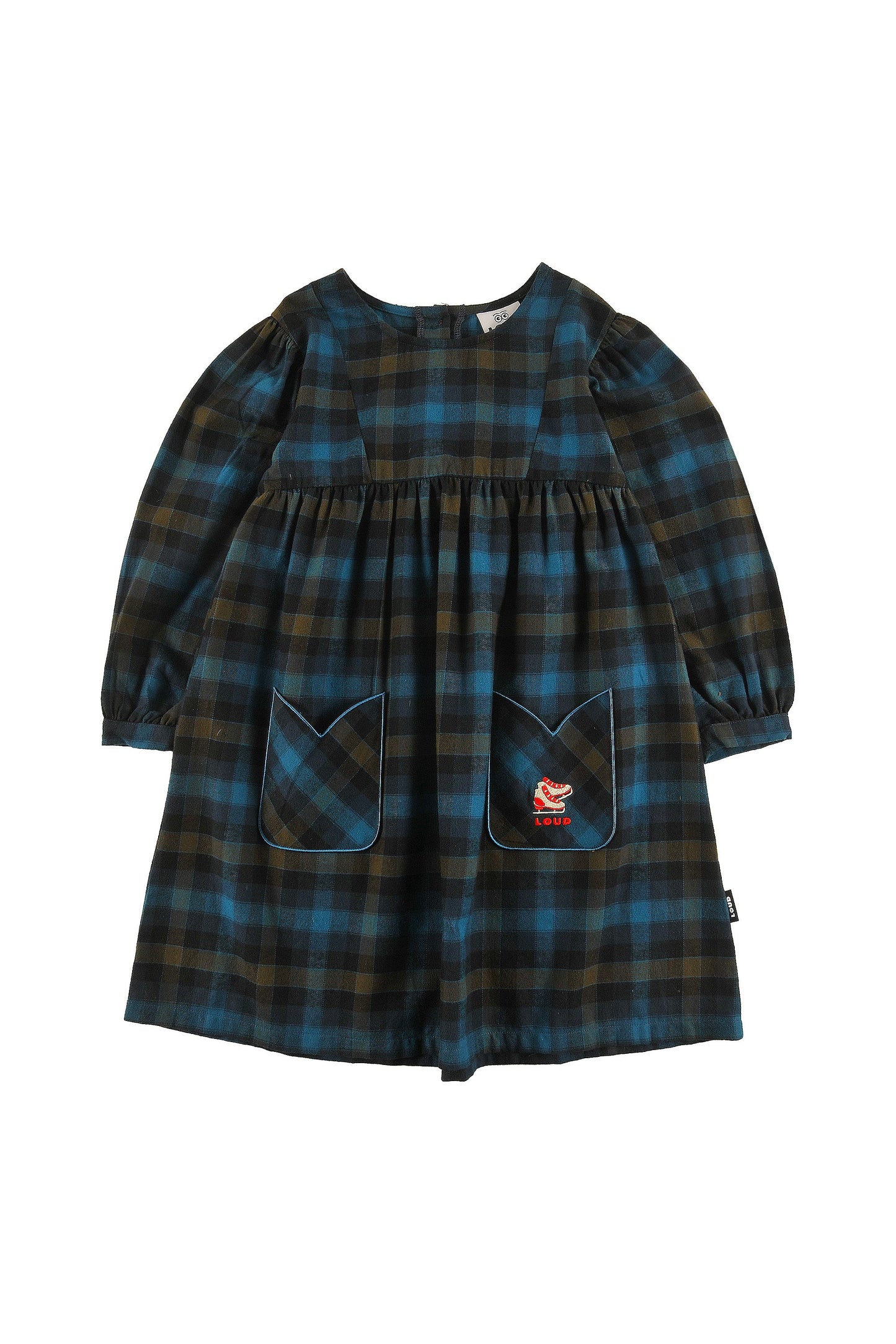 Loud Apparel Hut Puff Sleeve Dress