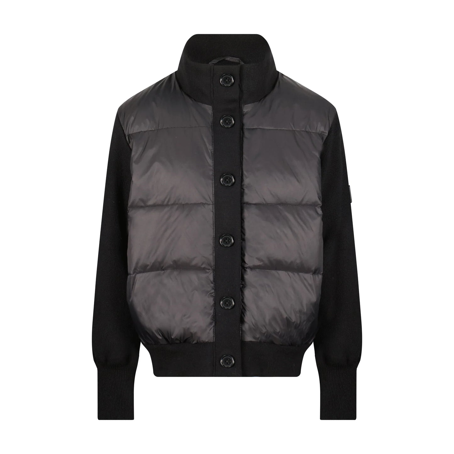Scotch Bonnet Knit Sleeves Combo Jacket