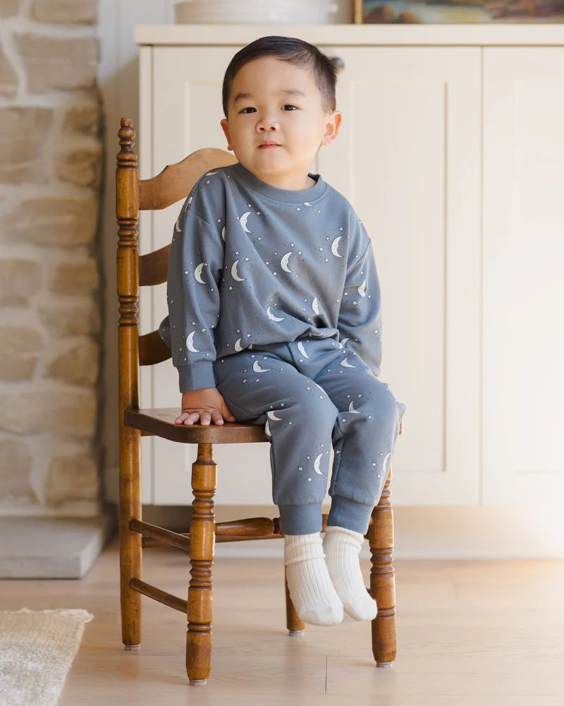 Quincy Mae Relaxed Sweatshirt & Sweatpant Outfit
