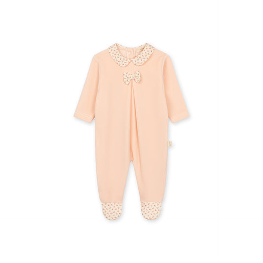 Baby Gi Heather Velour Footie