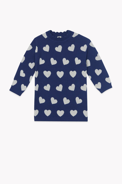 Bon Ton Hearts Print Mila Dress