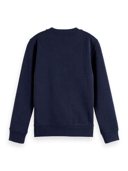 Scotch & Soda NOS Logo Badge Pullover Sweatshirt