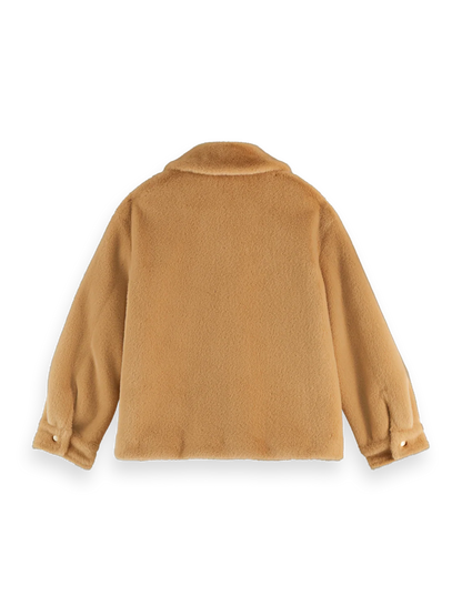 Scotch & Soda Faux Fur Jacket
