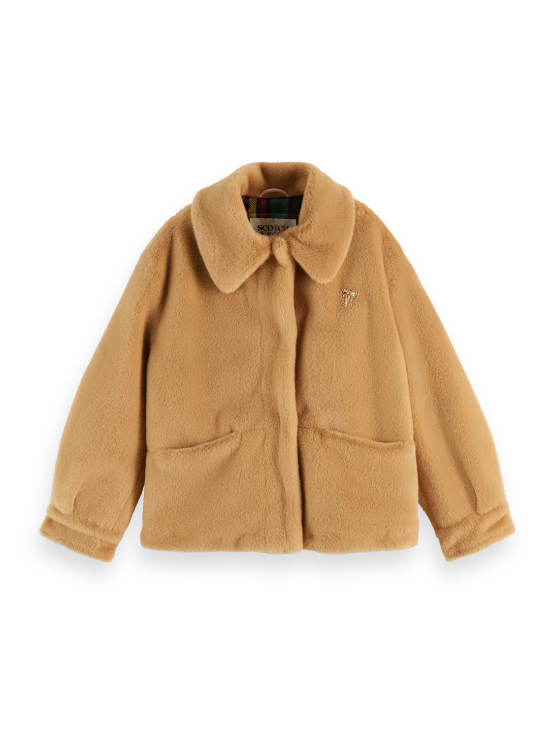Scotch & Soda Faux Fur Jacket