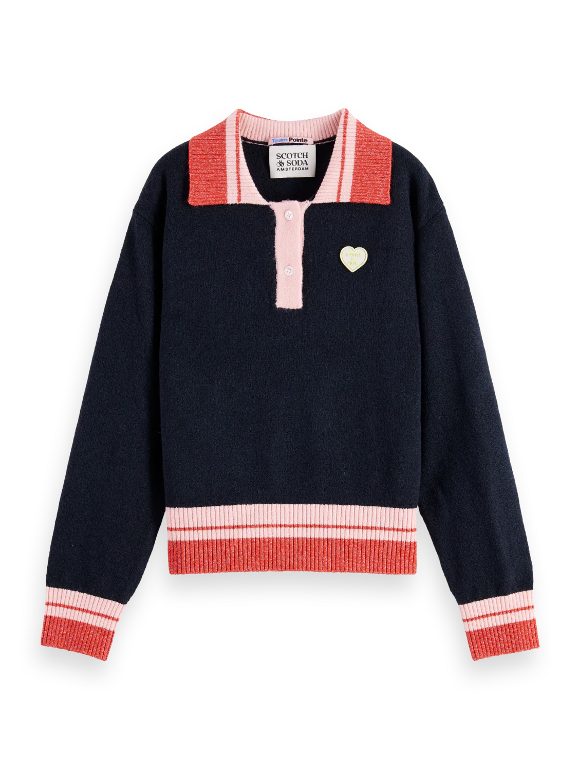 Scotch & Soda Sporty Logo Pullover