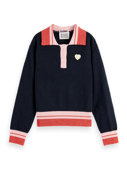 Scotch & Soda Sporty Logo Pullover