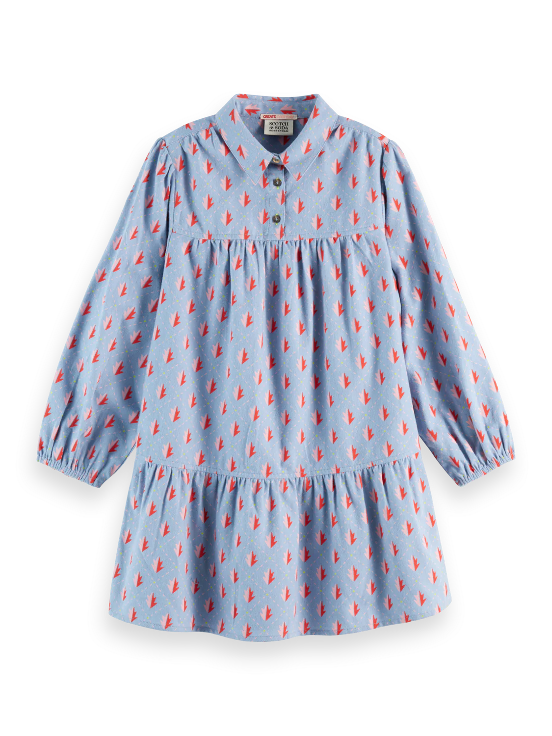 Scotch & Soda Flannel Printed Dress