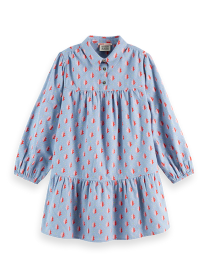 Scotch & Soda Flannel Printed Dress