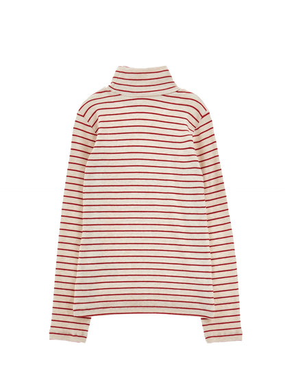 Philosophy Striped Logo Turtleneck