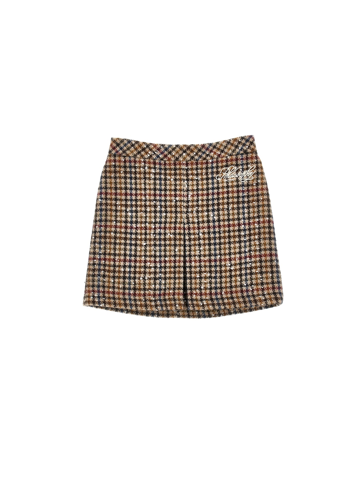 Philosophy Hound's-tooth Mini Skirt