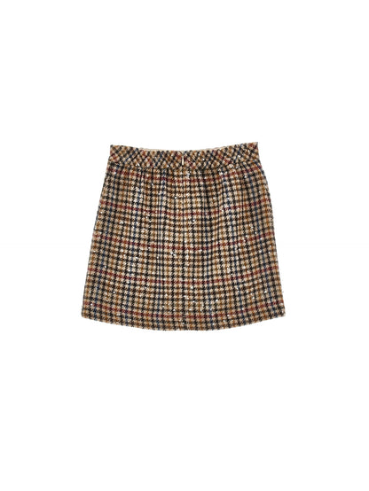 Philosophy Hound's-tooth Mini Skirt