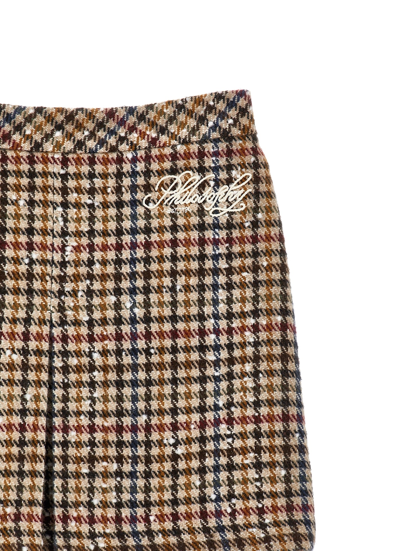 Philosophy Hound's-tooth Mini Skirt
