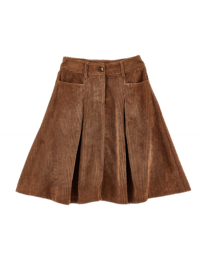 Philosophy Midi Cord Skirt