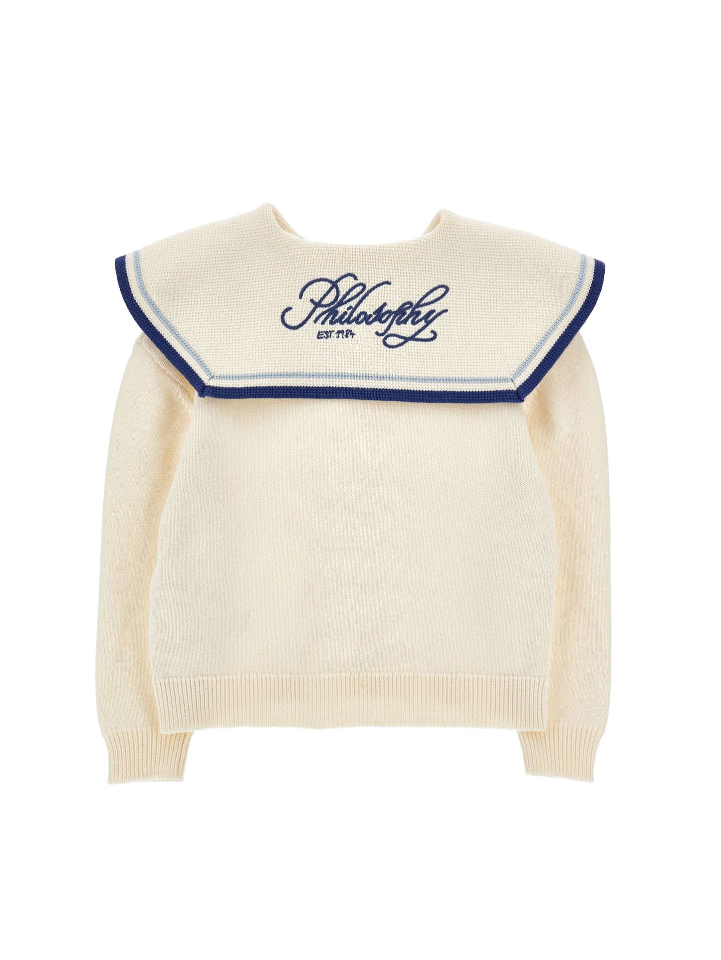 Philosophy Sailor Collar Knit Sweater
