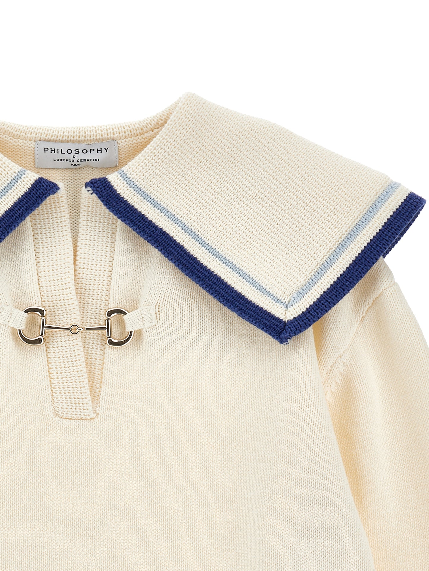 Philosophy Sailor Collar Knit Sweater