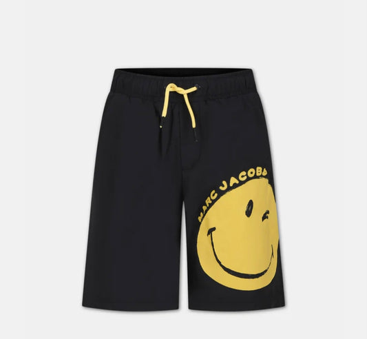 Little Marc Jacobs Wink Smiley Face Swim Trunks