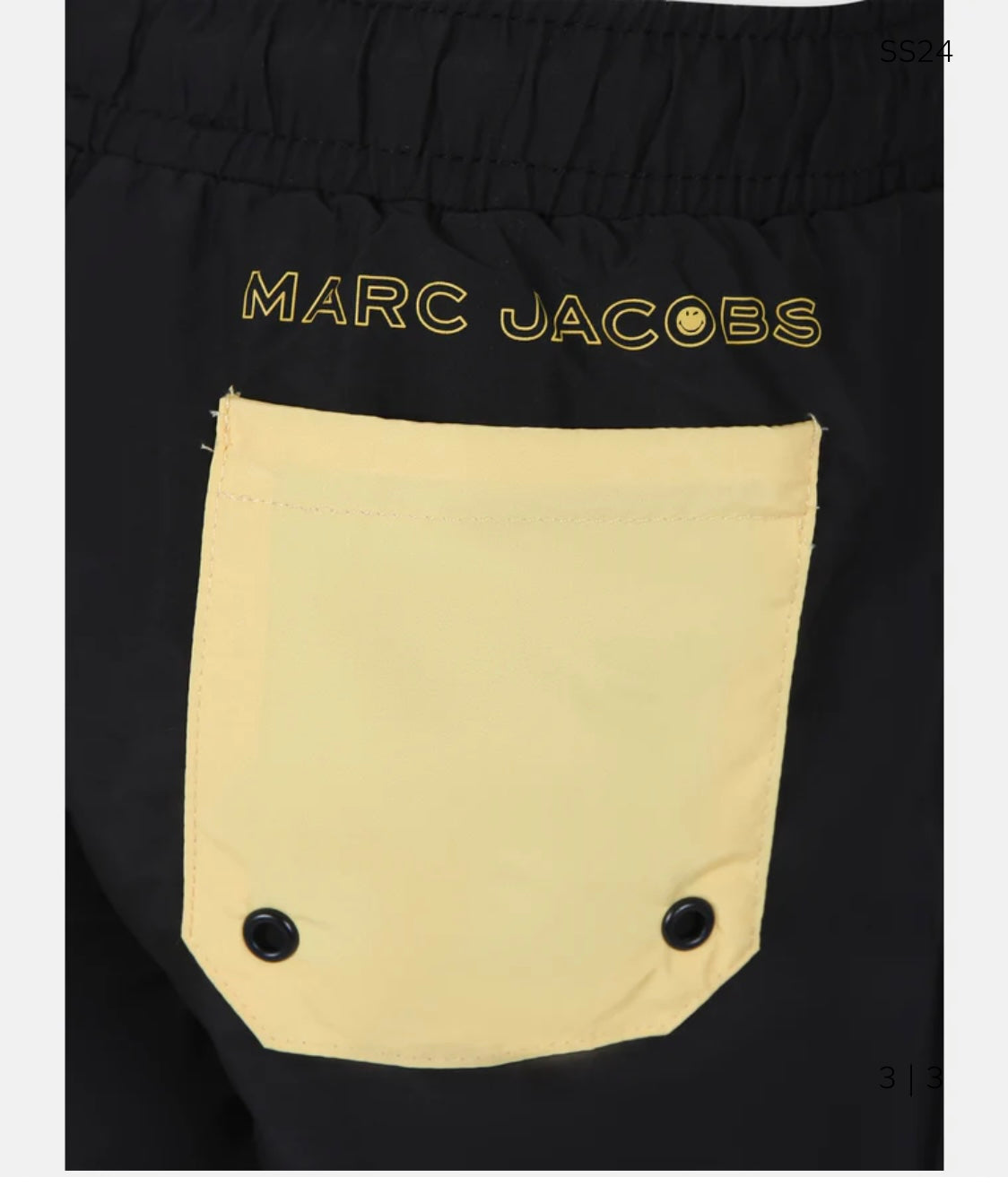 Little Marc Jacobs Wink Smiley Face Swim Trunks