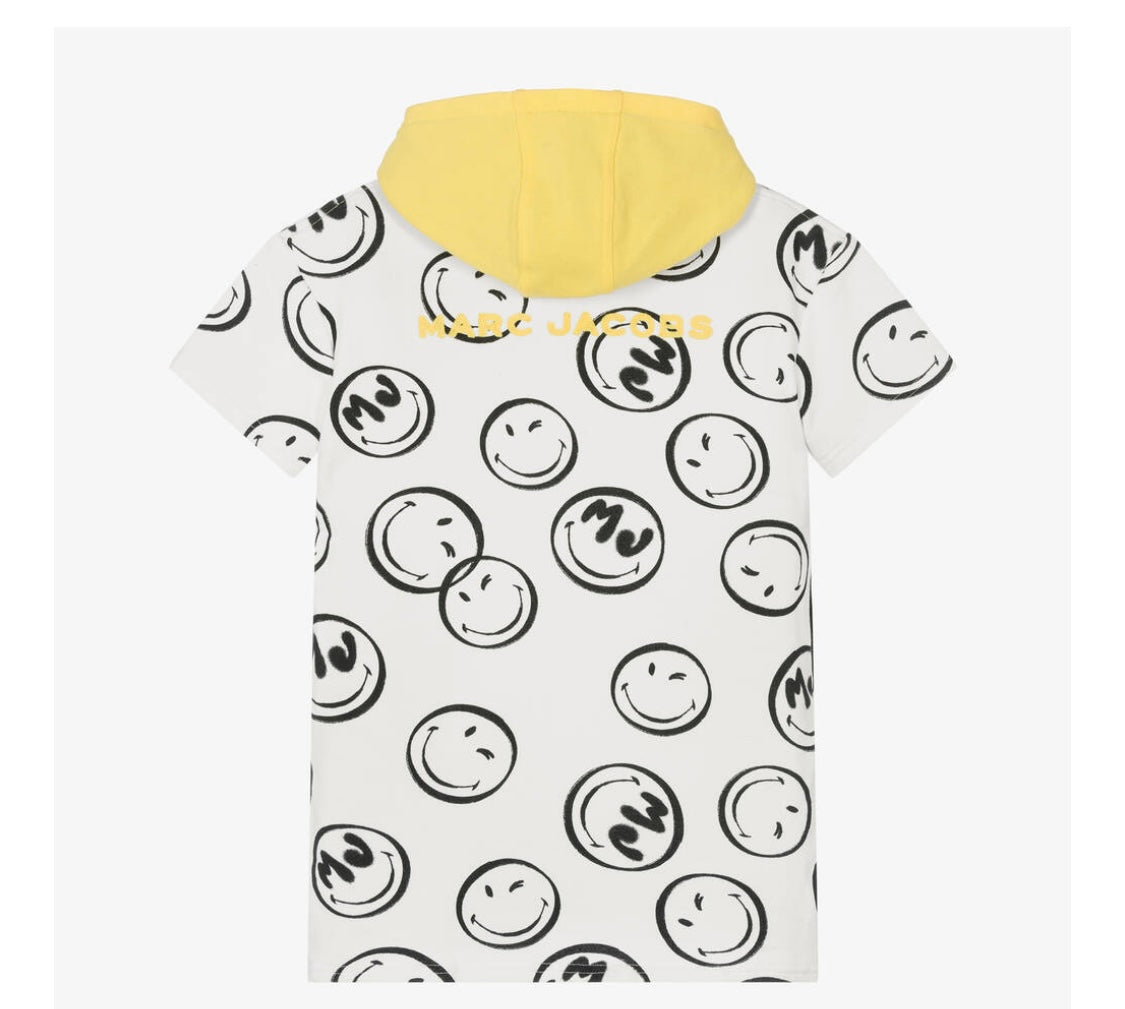 Little Marc Jacobs SS Hooded Smiley Sweater Dress