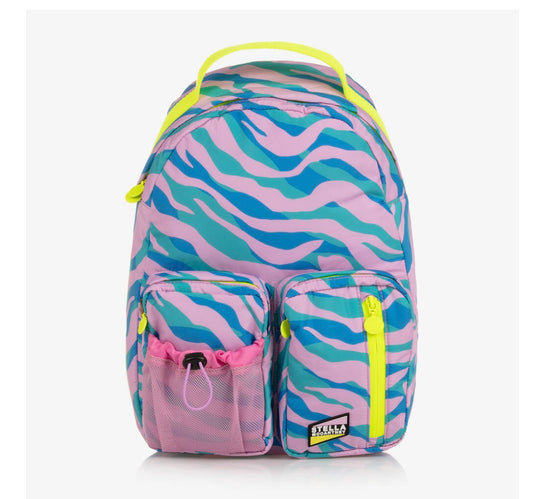 Stella McCartney Girl's Zebra Sport Backpack