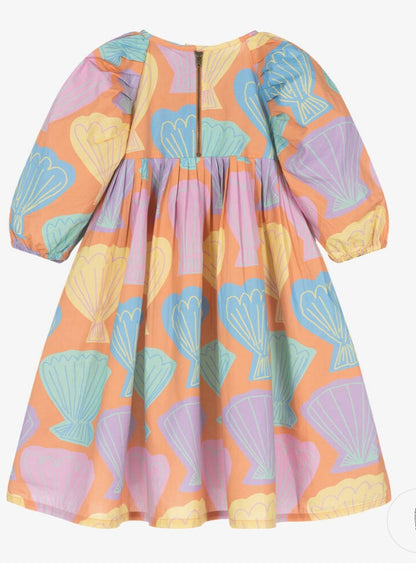 Stella McCartney Puffy Sleeves Big Shells Dress