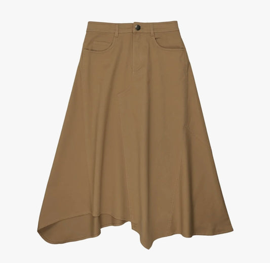 Coco Blanc Denim Maxi Skirt
