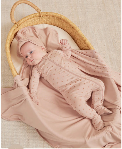 Quincy Mae Bamboo Zip Footie