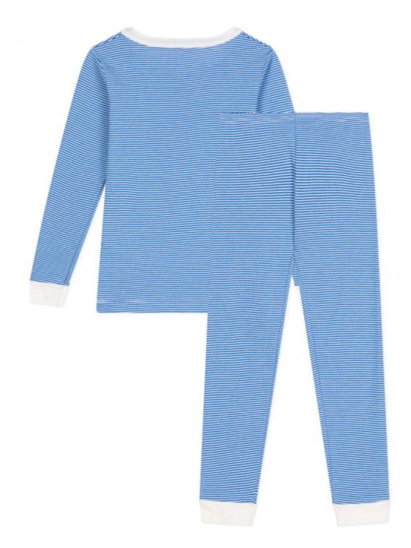 Petit Bateau Boy's LS Striped Loungewear