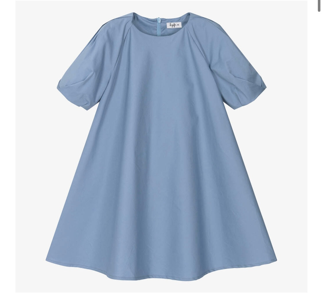 Il Gufo Tucked Sleeve Dress