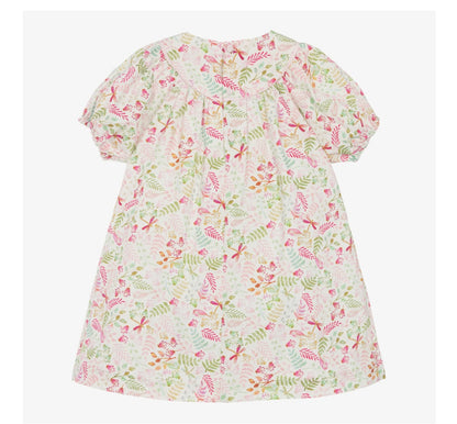 Il Gufo Hibiscus Print Dress