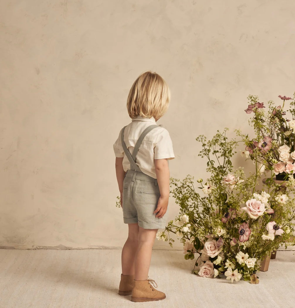 Noralee Linen Suspender Shorts